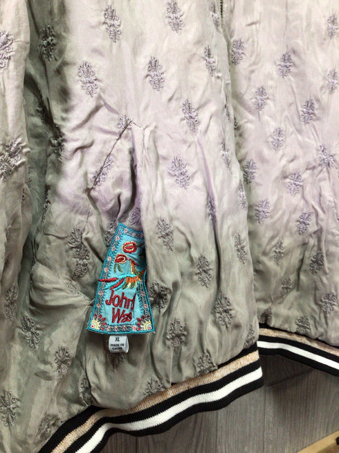 Johnny Was Reversible Baseball Jacket Size X-Large